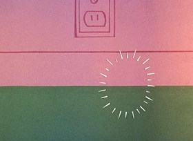 Screenshots from the 1958 Hanna-Barbera cartoon Jinks’ Mice Device