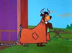 Screenshots from the 1958 Hanna-Barbera cartoon Big Bad Bully