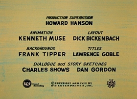 Screenshots from the 1958 Hanna-Barbera cartoon Pistol Packin’ Pirate