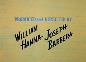 Screenshots from the 1958 Hanna-Barbera cartoon Foxy Hound-Dog