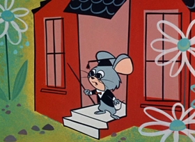Screenshots from the 1958 Hanna-Barbera cartoon Little Bird-Mouse