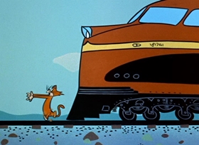 Screenshots from the 1958 Hanna-Barbera cartoon Little Bird-Mouse