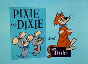 Screenshots from the 1958 Hanna-Barbera cartoon Little Bird-Mouse