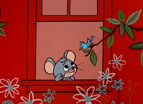 Screenshots from the 1958 Hanna-Barbera cartoon Little Bird-Mouse