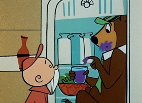 Screenshots from the 1958 Hanna-Barbera cartoon Tally Ho Ho Ho