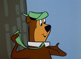 Screenshots from the 1958 Hanna-Barbera cartoon Tally Ho Ho Ho