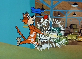 Screenshots from the 1958 Hanna-Barbera cartoon Jiggers… It’s Jinks!