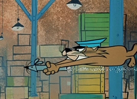 Screenshots from the 1958 Hanna-Barbera cartoon Jiggers… It’s Jinks!