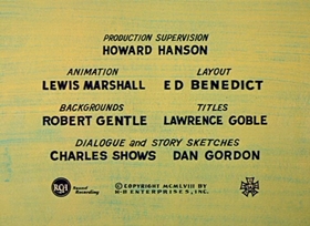 Screenshots from the 1958 Hanna-Barbera cartoon Jiggers… It’s Jinks!