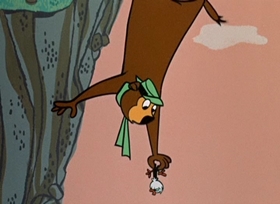 Screenshots from the 1958 Hanna-Barbera cartoon High Fly Guy