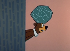Screenshots from the 1958 Hanna-Barbera cartoon High Fly Guy