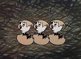 Screenshots from the 1958 Hanna-Barbera cartoon High Fly Guy