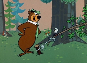 Screenshots from the 1958 Hanna-Barbera cartoon High Fly Guy
