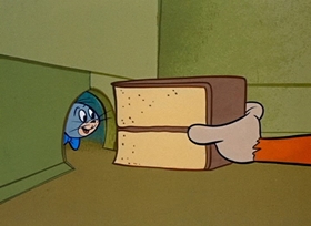 Screenshots from the 1958 Hanna-Barbera cartoon The Ghost with the Most