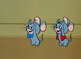 Screenshots from the 1958 Hanna-Barbera cartoon The Ghost with the Most