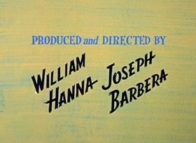 Screenshots from the 1958 Hanna-Barbera cartoon The Ghost with the Most