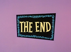 Screenshots from the 1958 Hanna-Barbera cartoon Baffled Bear