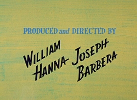 Screenshots from the 1958 Hanna-Barbera cartoon Baffled Bear