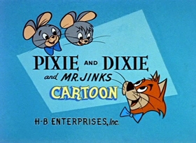 Screenshots from the 1958 Hanna-Barbera cartoon Jinks Junior