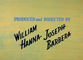 Screenshots from the 1958 Hanna-Barbera cartoon Dragon-Slayer Huck