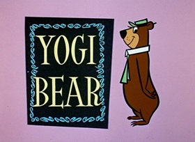 Screenshots from the 1958 Hanna-Barbera cartoon The Stout Trout