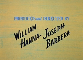 Screenshots from the 1958 Hanna-Barbera cartoon The Stout Trout