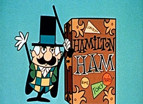 Screenshots from the 1958 UPA cartoon Sailing and Village Band