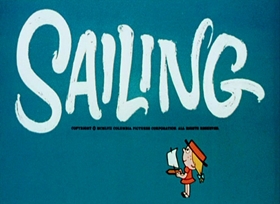 Screenshots from the 1958 UPA cartoon Sailing and Village Band