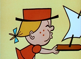 Screenshots from the 1958 UPA cartoon Sailing and Village Band