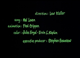 Screenshots from the 1958 UPA cartoon Spring and Saganaki