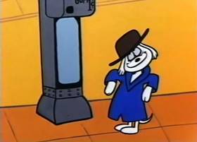 Screenshots from the 1959 Terrytoons cartoon The Tale of a Dog