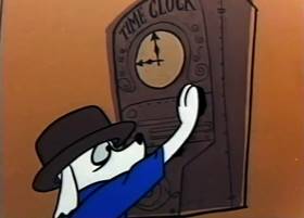 Screenshots from the 1959 Terrytoons cartoon The Tale of a Dog