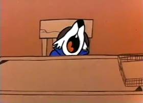 Screenshots from the 1959 Terrytoons cartoon The Tale of a Dog