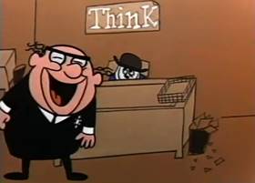 Screenshots from the 1959 Terrytoons cartoon The Tale of a Dog