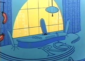 Screenshots from the 1959 Terrytoons cartoon The Tale of a Dog