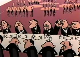 Screenshots from the 1959 Terrytoons cartoon The Tale of a Dog