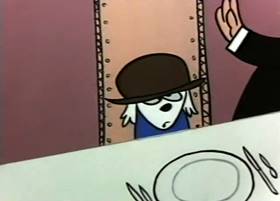 Screenshots from the 1959 Terrytoons cartoon The Tale of a Dog