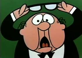 Screenshots from the 1959 Terrytoons cartoon The Tale of a Dog