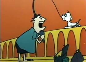 Screenshots from the 1959 Terrytoons cartoon The Tale of a Dog