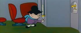 Screenshots from the 1959 Terrytoons cartoon Foofle