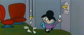 Screenshots from the 1959 Terrytoons cartoon Foofle