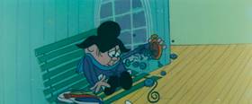 Screenshots from the 1959 Terrytoons cartoon Foofle