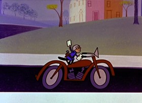 Screenshots from the 1959 Paramount / Famous Studios cartoon Out of This Whirl