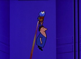 Screenshots from the 1959 Paramount / Famous Studios cartoon Out of This Whirl