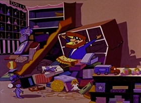 Screenshots from the 1959 Paramount / Famous Studios cartoon Out of This Whirl