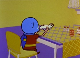 Screenshots from the 1959 Paramount / Famous Studios cartoon Out of This Whirl