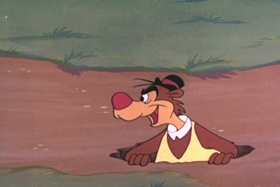 Screenshots from the 1959 Walter Lantz cartoon Truant Student