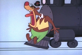 Screenshots from the 1959 Walter Lantz cartoon Truant Student