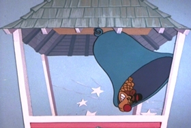 Screenshots from the 1959 Walter Lantz cartoon Truant Student