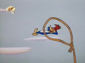 Screenshots from the 1959 Walter Lantz cartoon Tomcat Combat